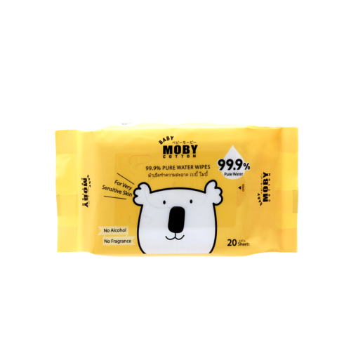 99.9% Pure water wipes 20 sheets