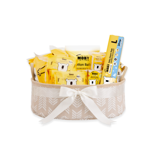 Newborn essentials (gift basket)