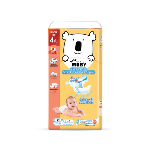 Diaper Tape S 34+4 Pcs