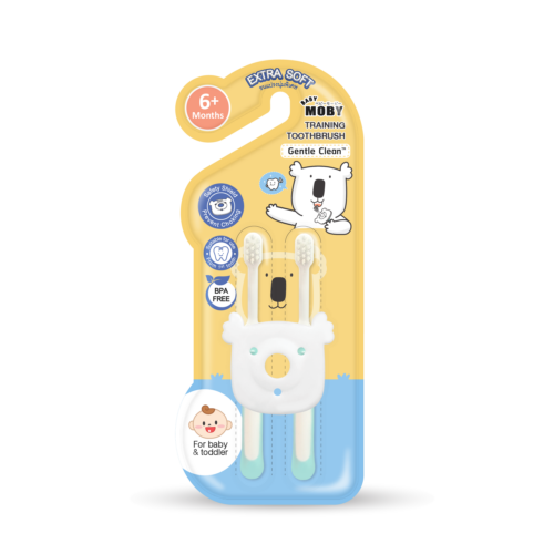 New! Training Toothbrush for Babies 6 Months+ Extra-Soft Bristles