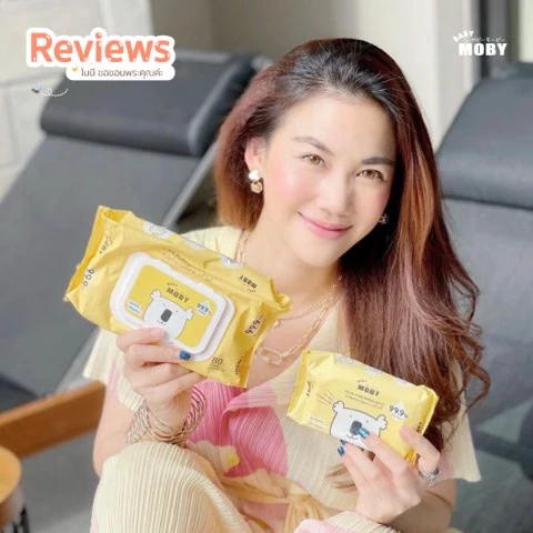Customer review photo shared by a Baby Moby parent