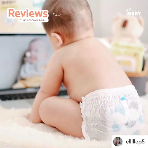 Customer review photo shared by a Baby Moby parent