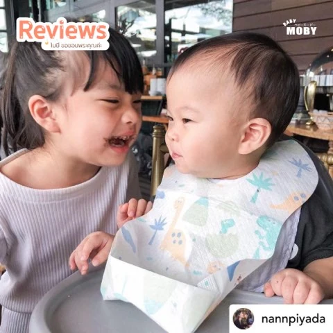 Customer review photo shared by a Baby Moby parent