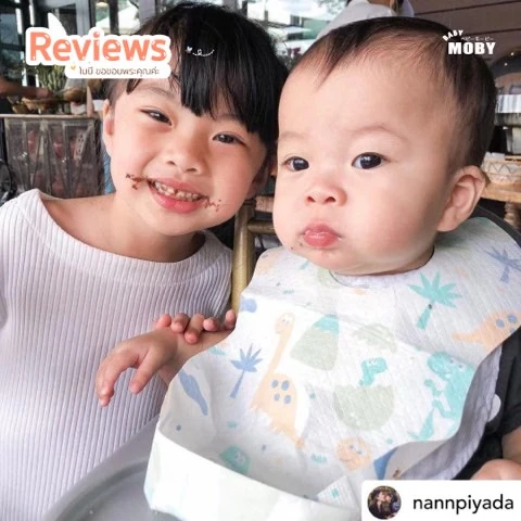 Customer review photo shared by a Baby Moby parent