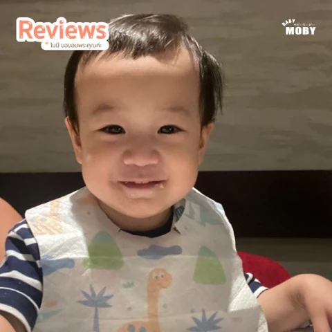 Customer review photo shared by a Baby Moby parent