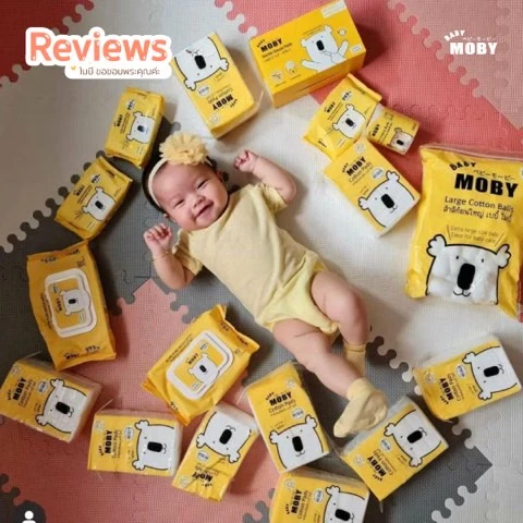 Customer review photo shared by a Baby Moby parent