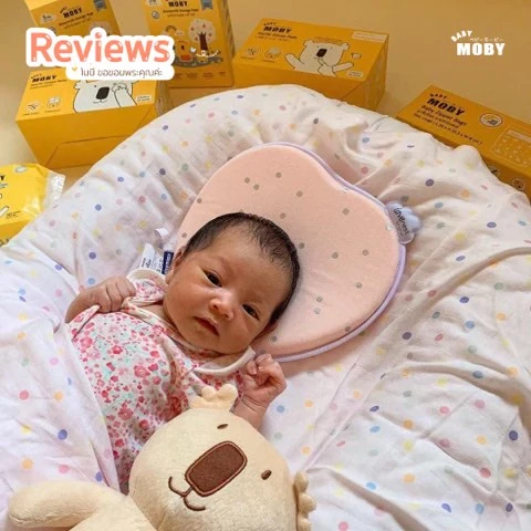 Customer review photo shared by a Baby Moby parent