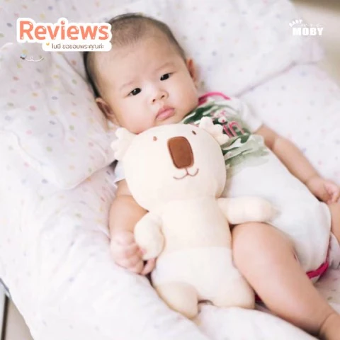 Customer review photo shared by a Baby Moby parent