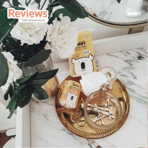Customer review photo shared by a Baby Moby parent