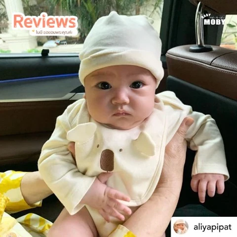 Customer review photo shared by a Baby Moby parent